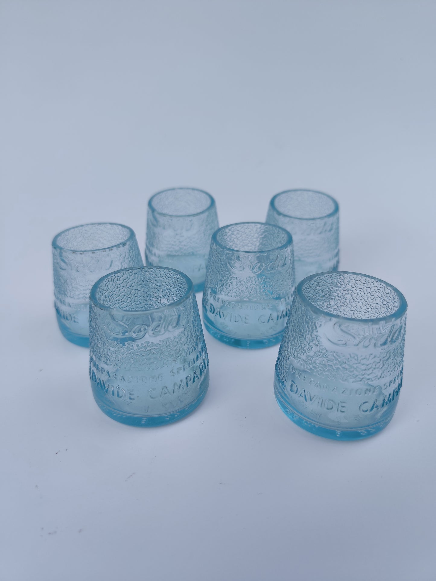 Bicchierini artigianali ricavati da Campari Soda