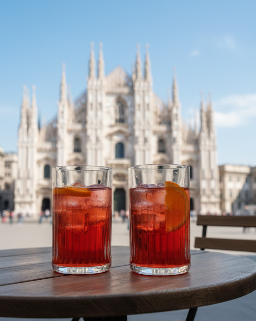 Bicchieri Alti Campari