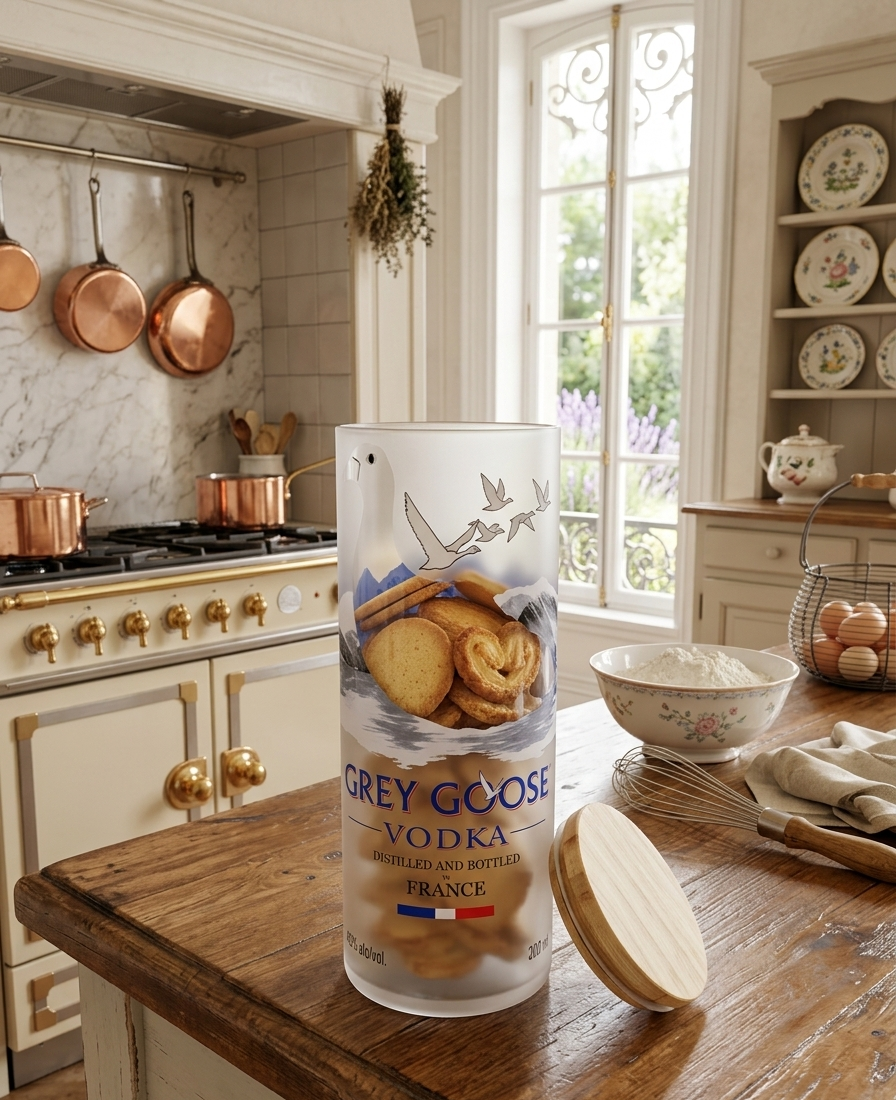 Contenitore Grey Goose "Tappo in Legno"