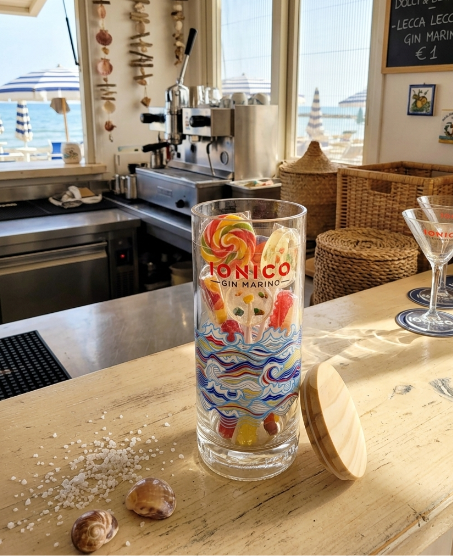 Contenitore Ionico "Tappo in Legno"
