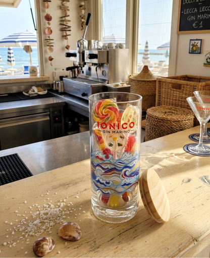 Contenitore Ionico "Tappo in Legno"