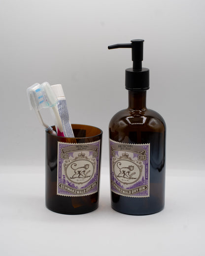 Set artigianale ricavato da bott. Monkey 47