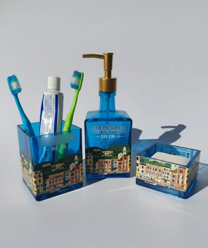 Set artigianale ricavato da bott. Portofino
