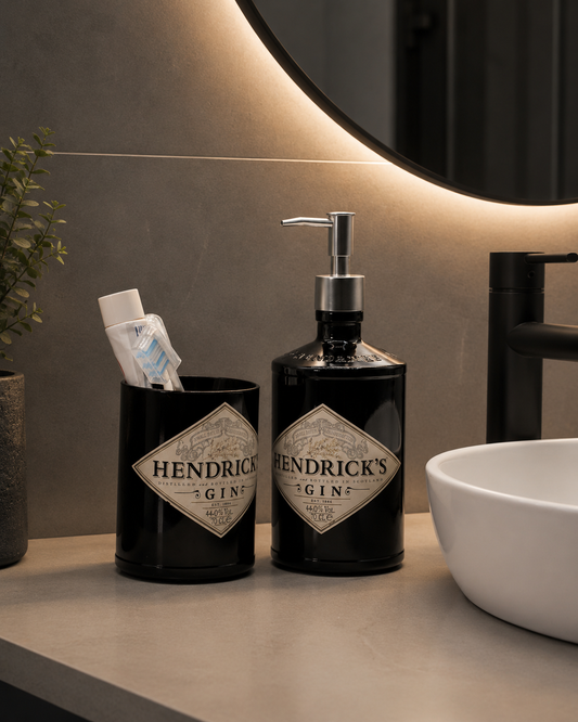Set artigianale ricavato da bott. Hendrick's