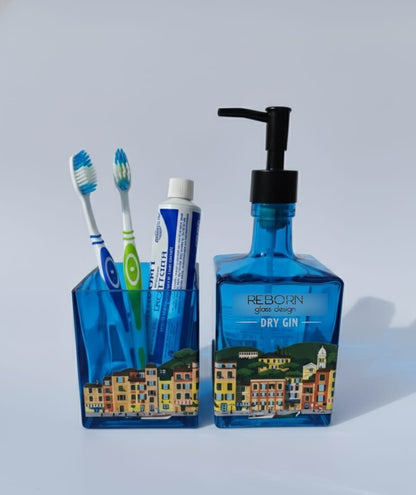Set artigianale ricavato da bott. Portofino