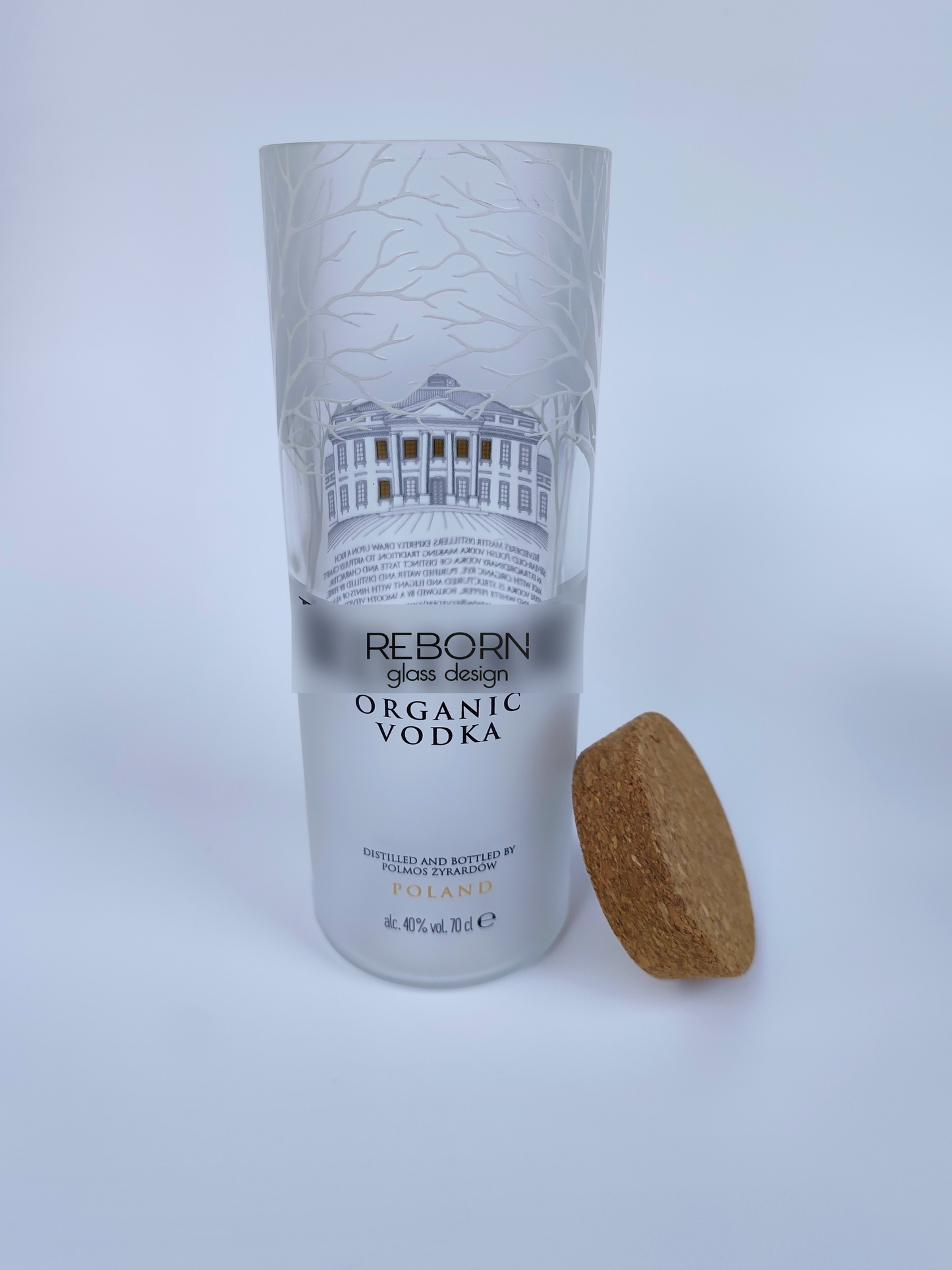 Contenitore artigianale ricavato da bott. Belvedere "Tappo in Sughero"