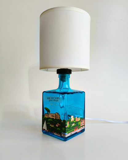 Lampada artigianale ricavata da bott. Portofino "La Penisola"