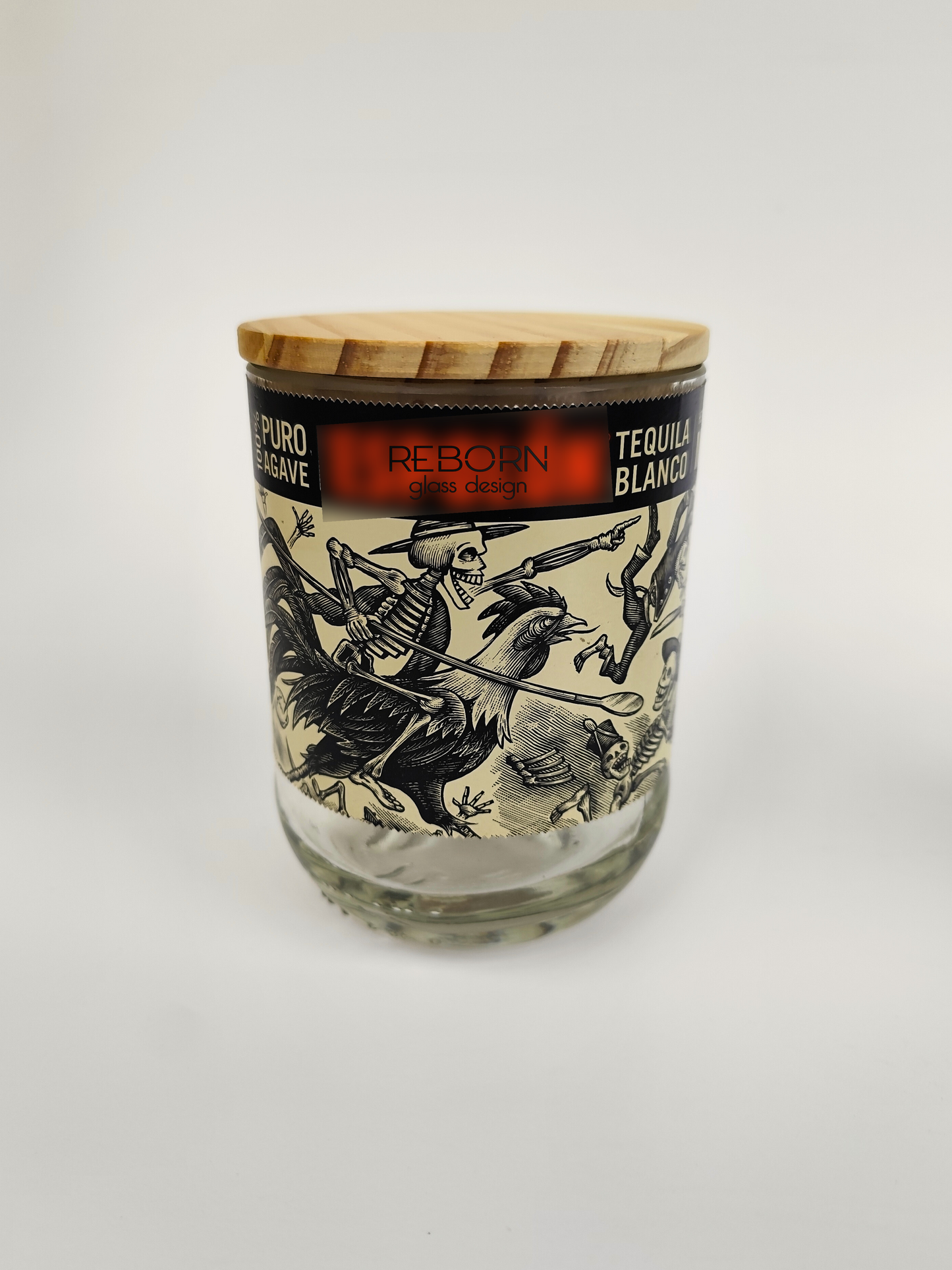 Contenitore artigianale ricavato da bott. Espolòn Blanco