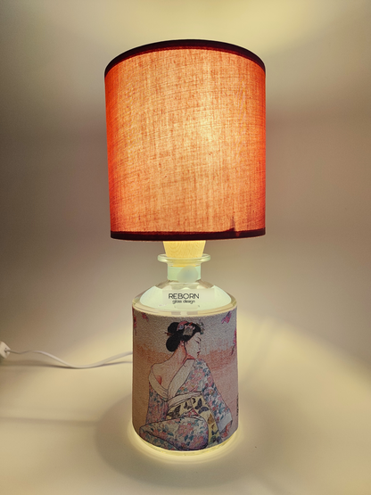 Lampada artigianale ricavata da bott. J. Rose "Geisha"