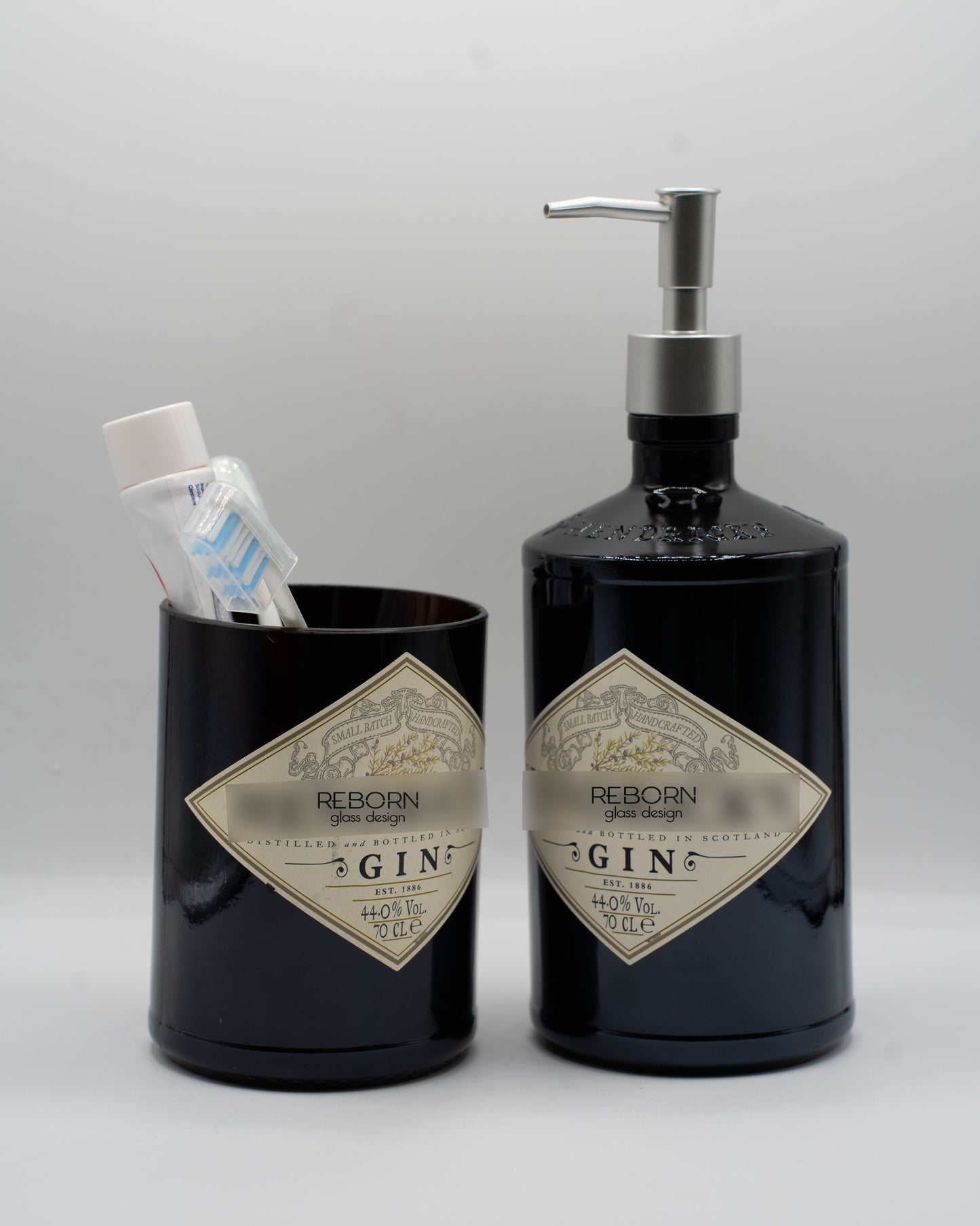 Set artigianale ricavato da bott. Hendrick's
