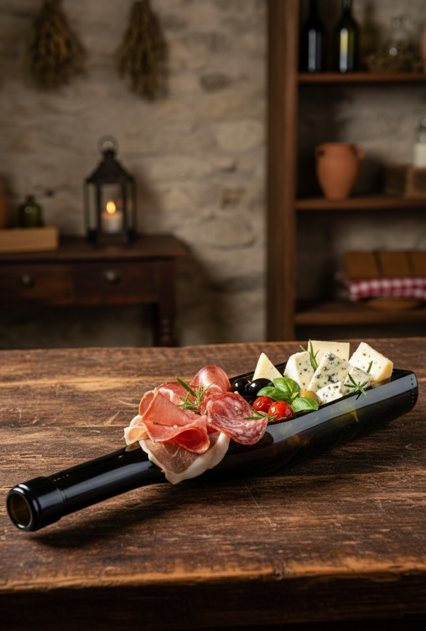 Vassoio Vino Collo intero