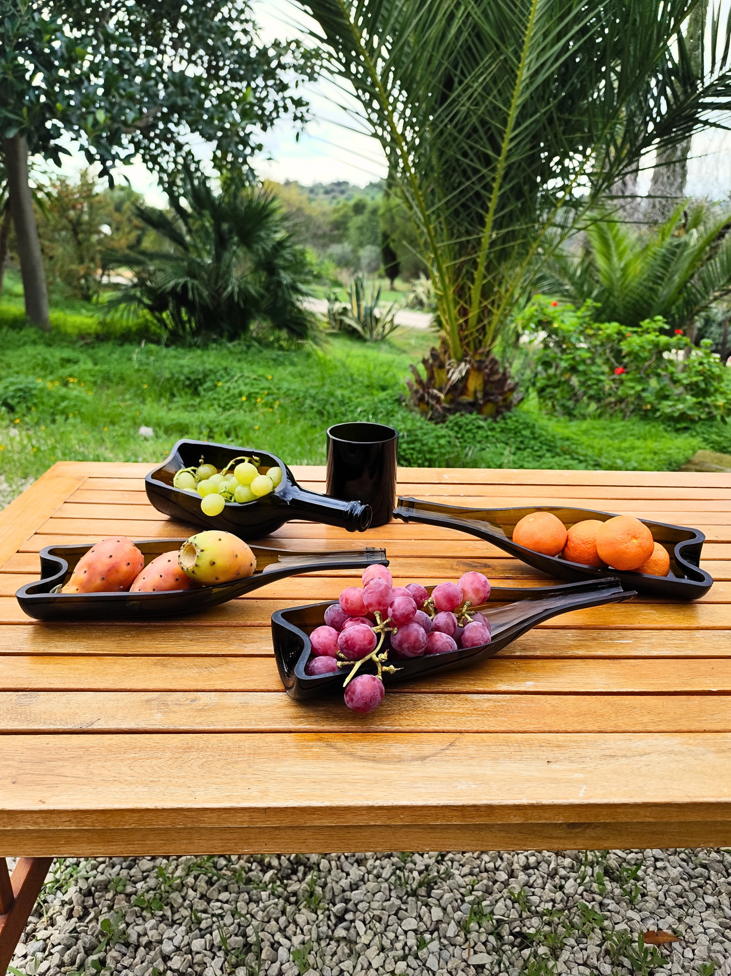 Vassoio Vino Mezzo collo